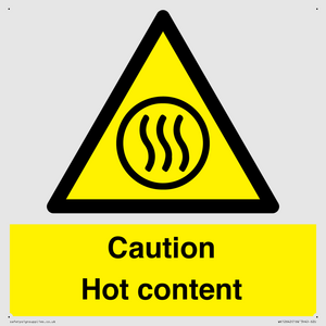 Caution Hot content